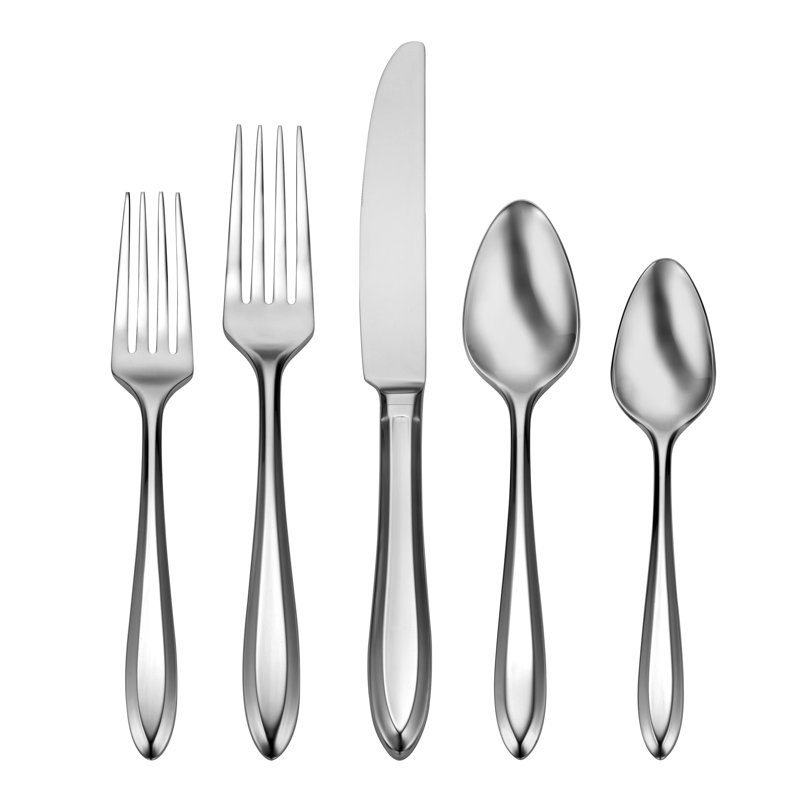 Oneida Patrician 45 Piece 18/10 Stainless Steel Flatware Set, Service